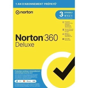 Antivirus Norton 360 Deluxe 2025 (PC) 1 An - 3 Appareils
